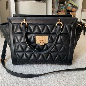 Michael Kors Black quilted purse